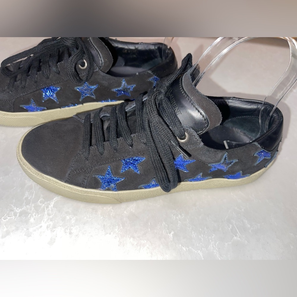 Saint Laurent Star Court Classic Sneakers - Picture 2 of 11